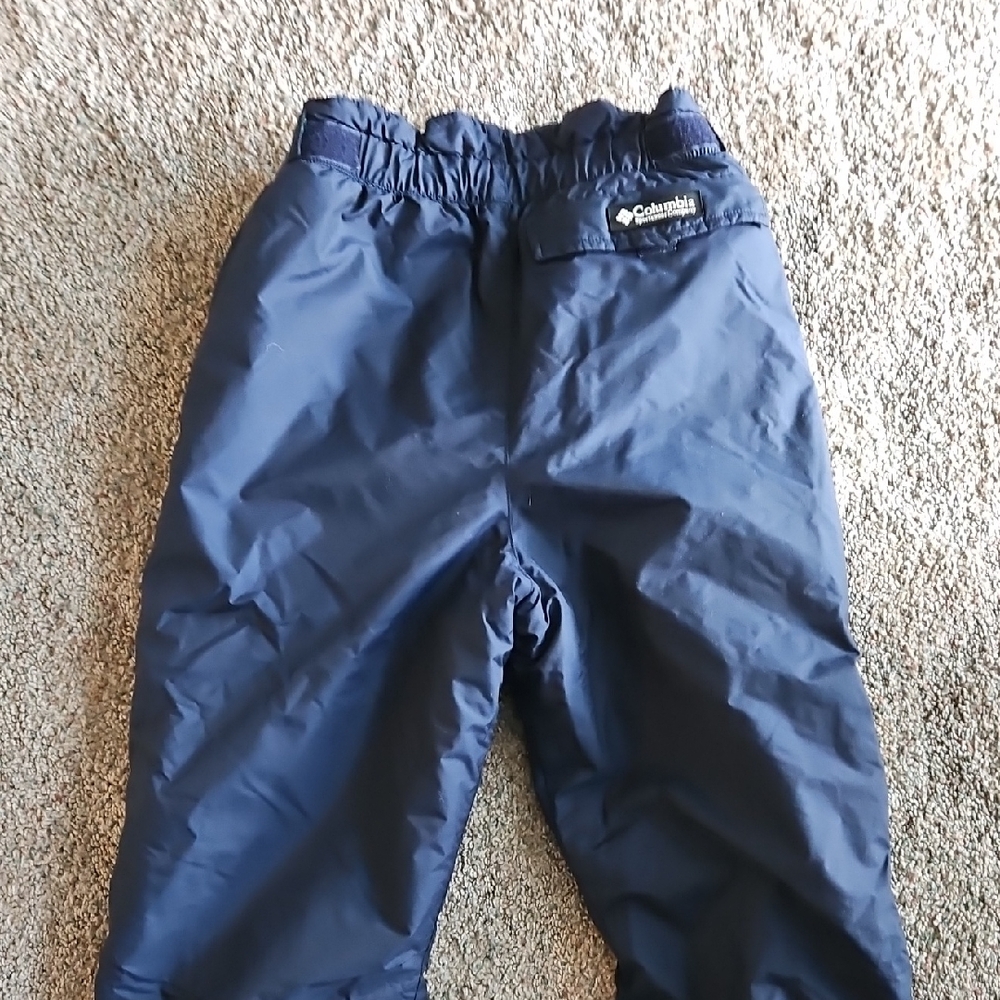 Columbia Blue Snowpants Elastic Waistband